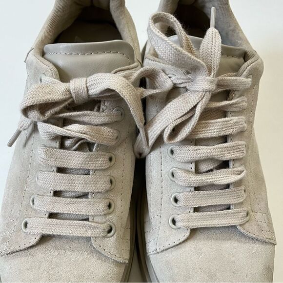 Zara Genuine Suede Platform Sneakers 8 - Picture 6 of 13